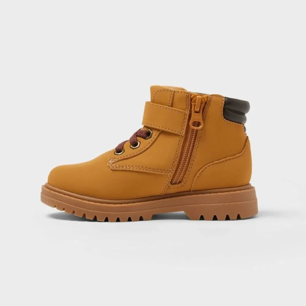 Toddler Eban Hiker Boots - Cat & Jack Tan 11T